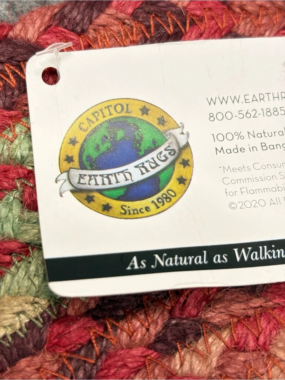 Earth Rugs decorative oval